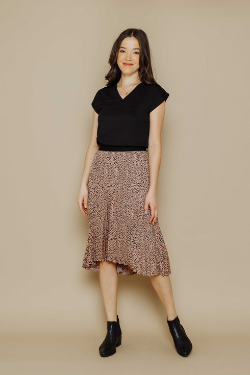 Daphne-Pleated Skirt